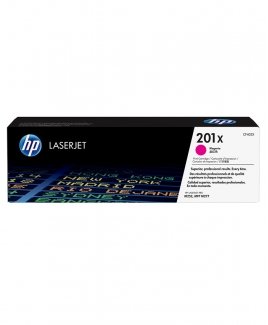 HP 201X High Yield Color Original LaserJet Toner Cartridge, Magenta (CF403X)